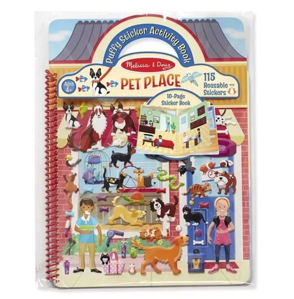 Melissa and Doug Tegne- & Malegrej<Aktivitetsbog - Dyrehandel El. Pa Job