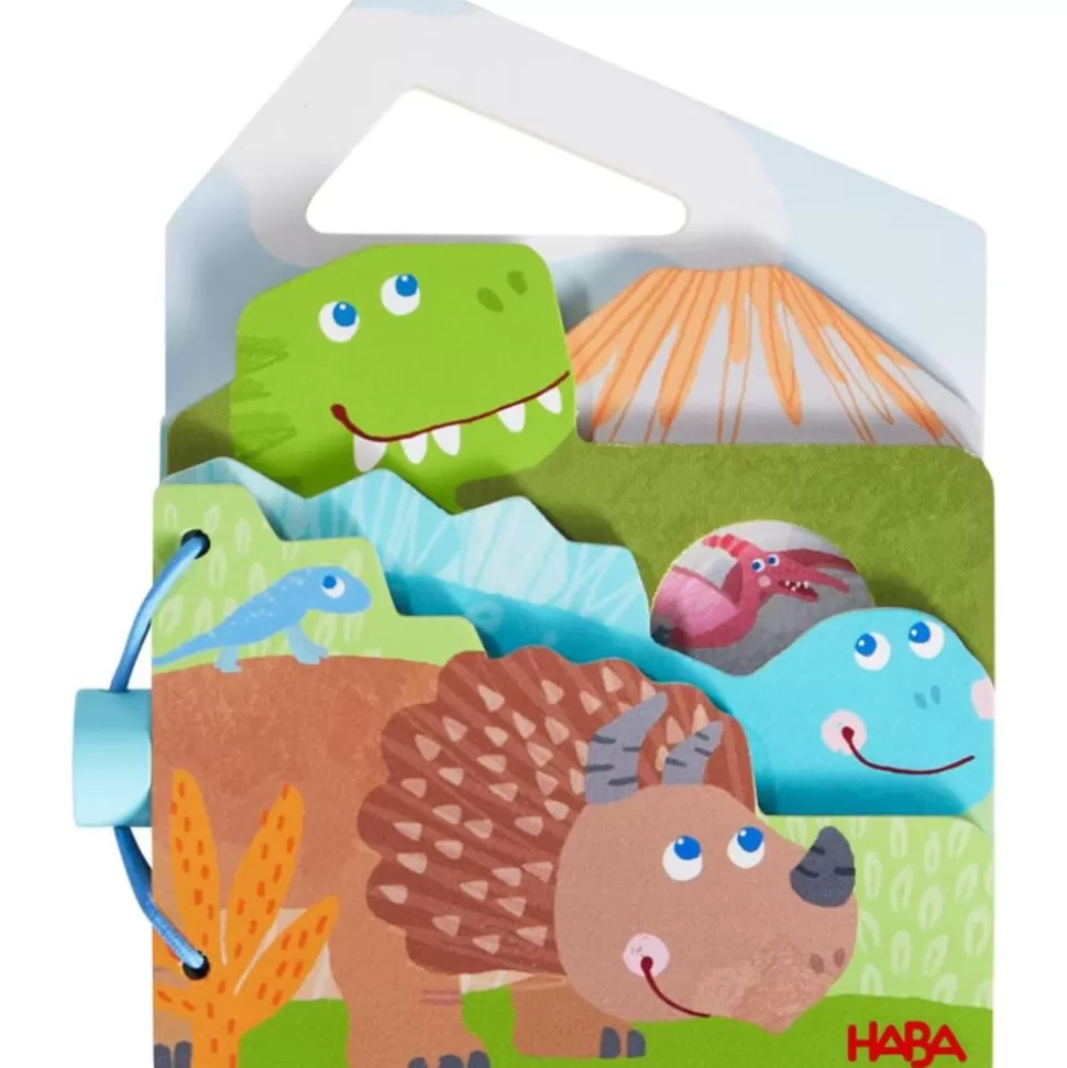 Haba Børnebøger<Babybog Af Trae - Dinosaurer