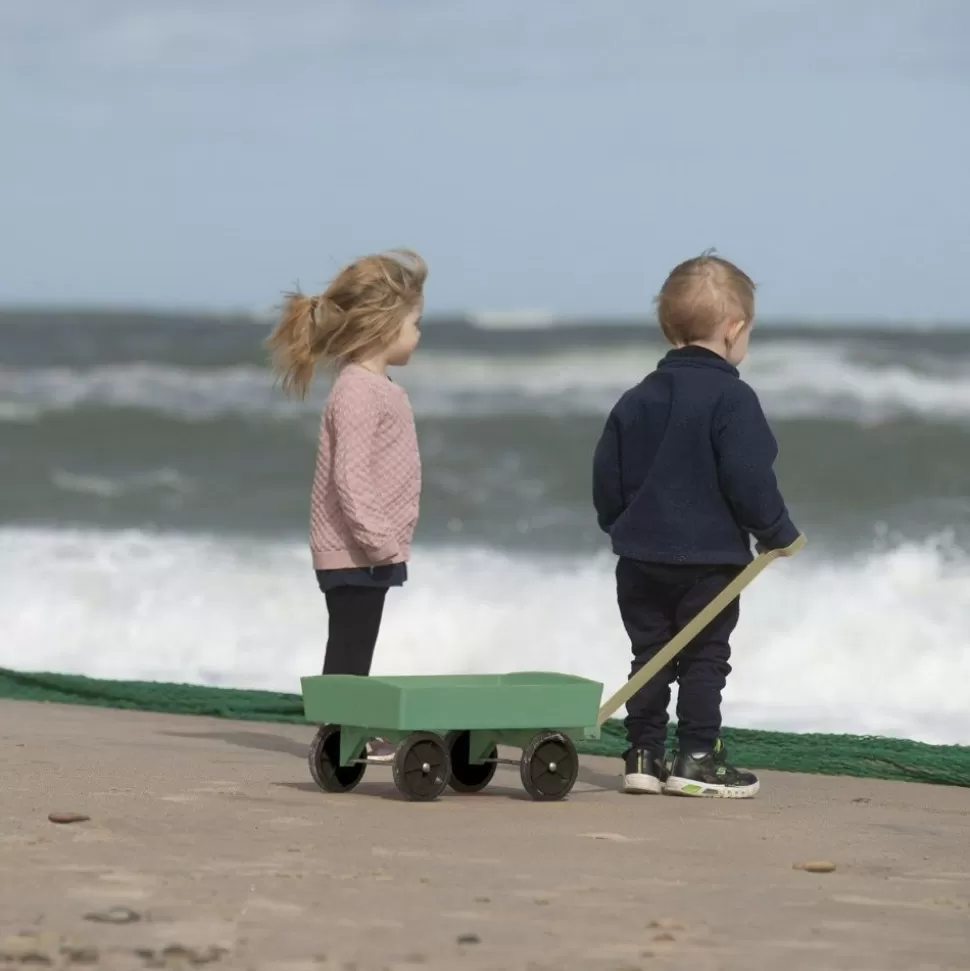 Dantoy Strand- & Sandlegetøj<Blue Marine - Traekvogn (L: 54 Cm)