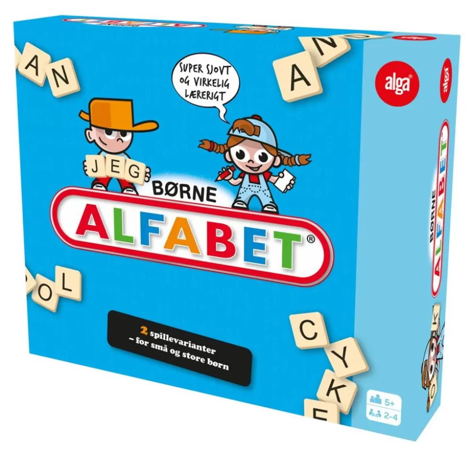 alga Spil<Børnekrydsordsspil - Leg Med Alfabet