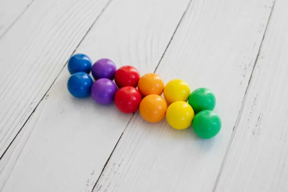 Connetix Magnetlegetøj & Magnetbyggesæt< | Rainbow Kugler Til Kuglebane, 12 Stk