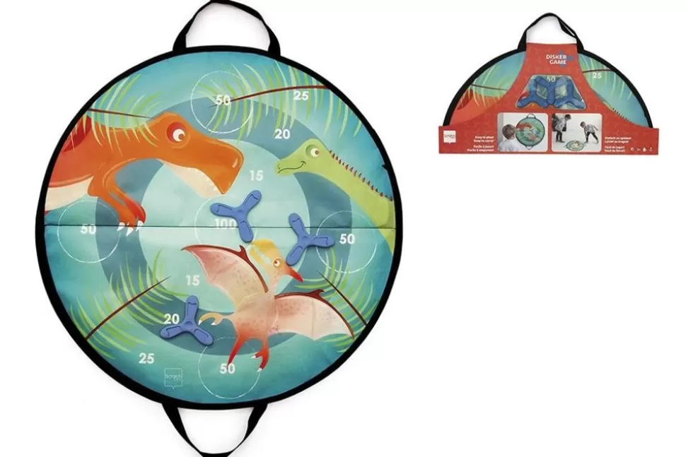 Scratch Spil<Dart Med Propeller, Magnetisk - Dinosaur