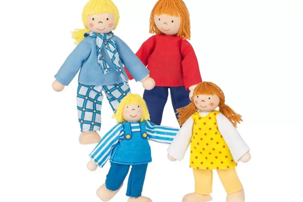 goki Dukkehus & Legesæt<Dukkehus - Dukkefamilie