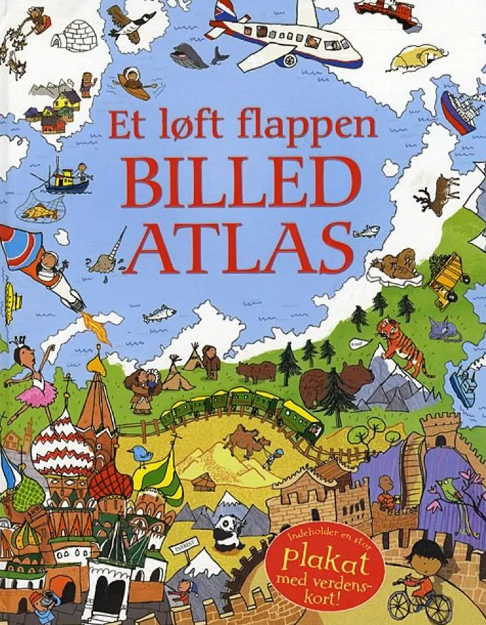 * Børnebøger<Et Loft Flappen Billedatlas (Inkl. Plakat)