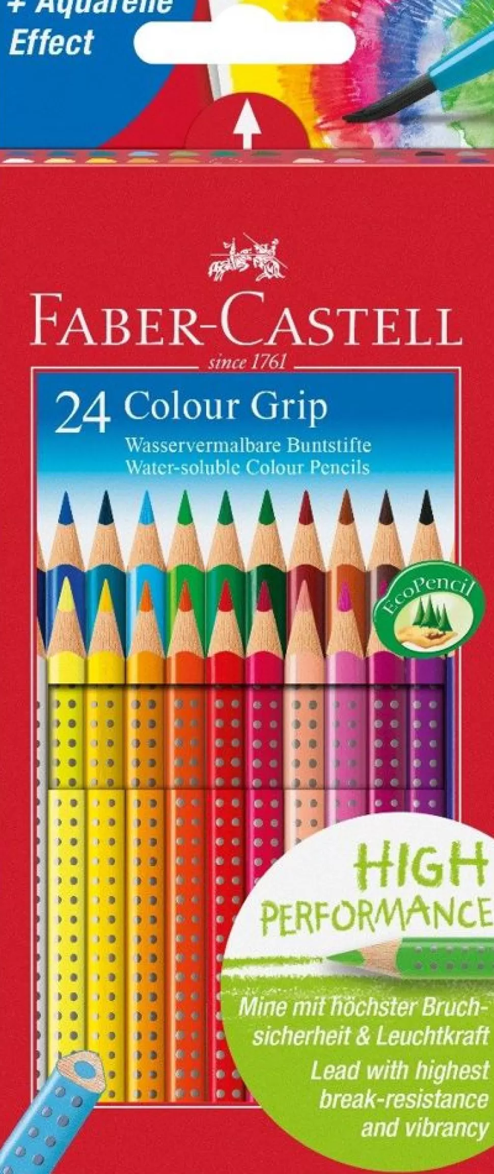 Faber-Castell Tegne- & Malegrej<Farveblyanter Grip 24 Stk