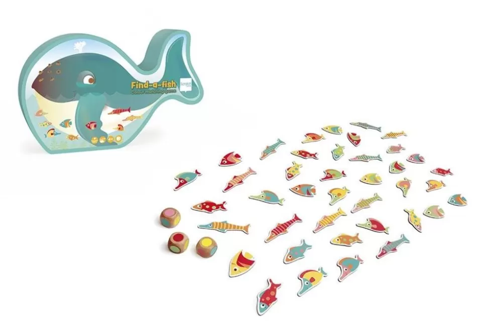 Scratch Spil<Farvematch - Find Fisken