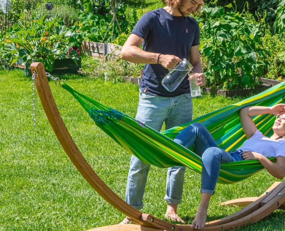 La Siesta Sansemotorisk Legetøj<Haengekoje Single Outdoor - Lime