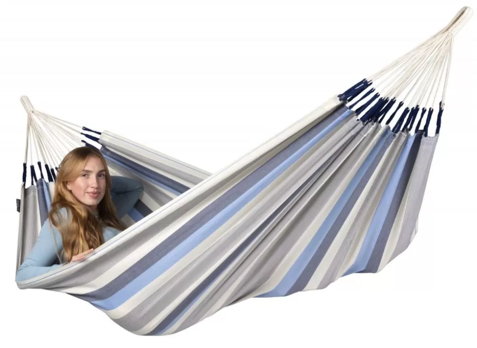 La Siesta Sansemotorisk Legetøj<Haengekoje Single Outdoor - Sea Salt