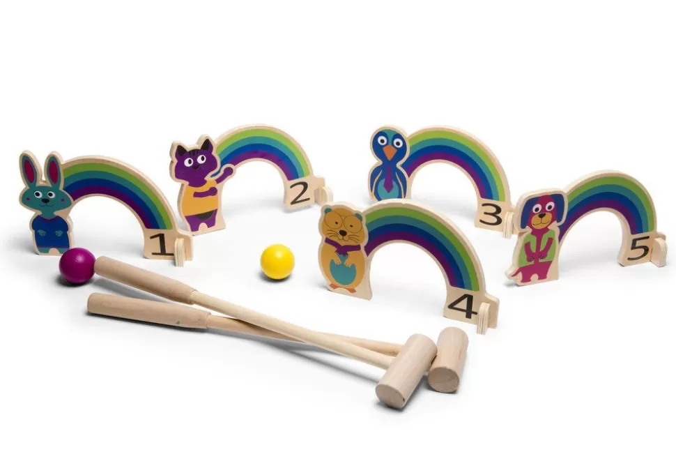 BS Toys Spil<Havespil - Kroket M. Regnbuer