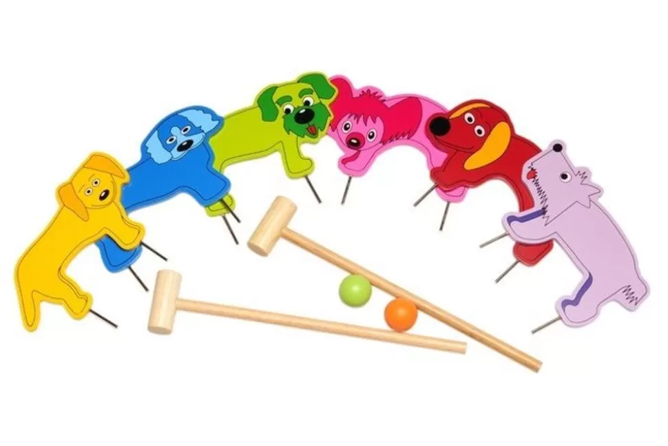 BS Toys Spil<Havespil - Kroket Med Dyr