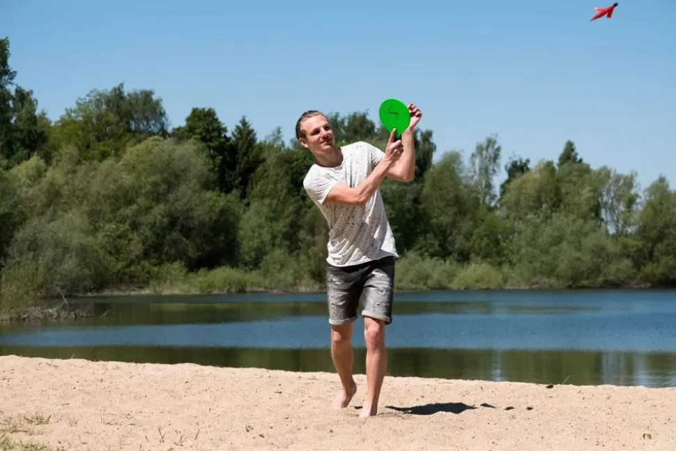 * Strand- & Sandlegetøj<Jazzminton Saet