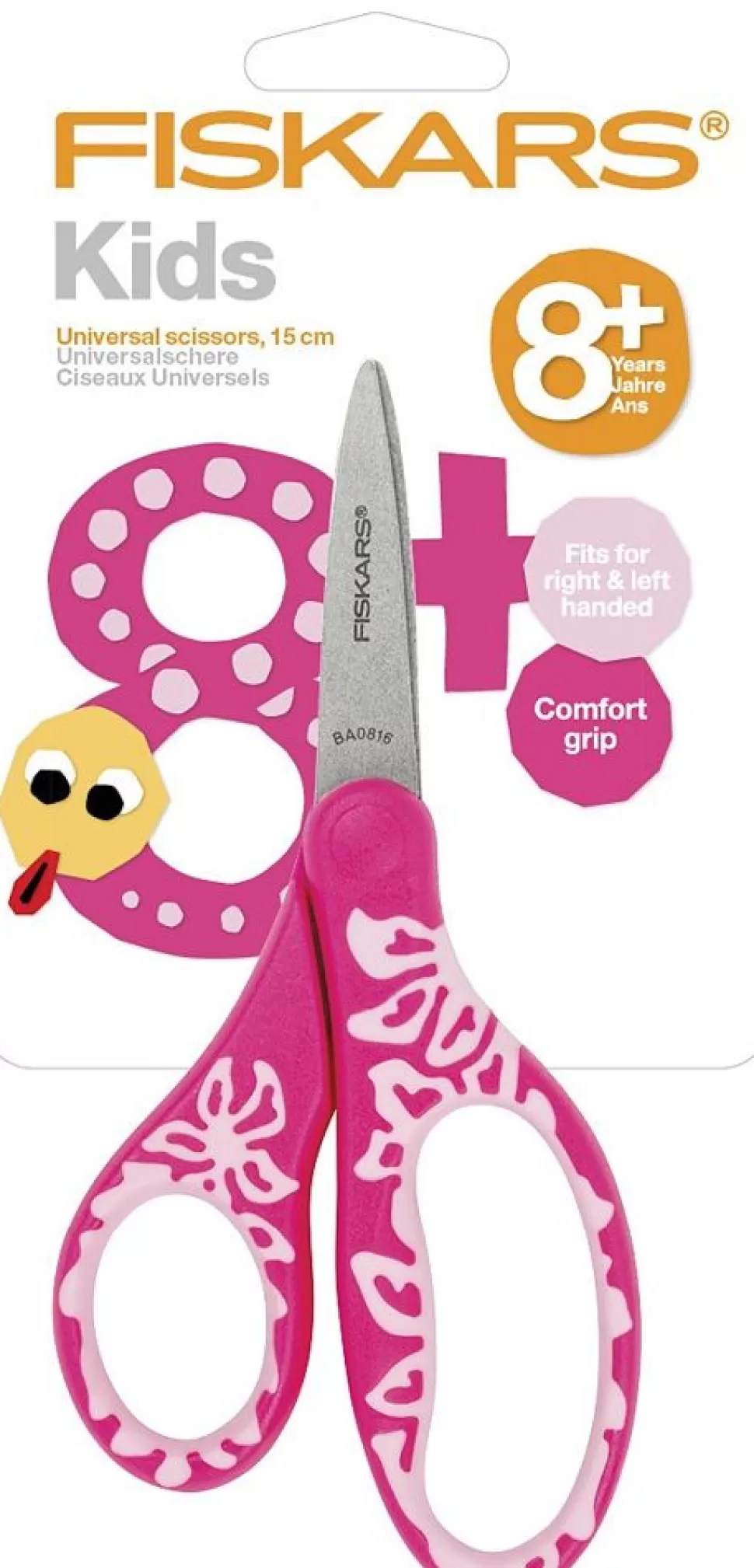 * Tegne- & Malegrej<Juniorsaks Pink - Hojre + Venstre,L: 15 Cm
