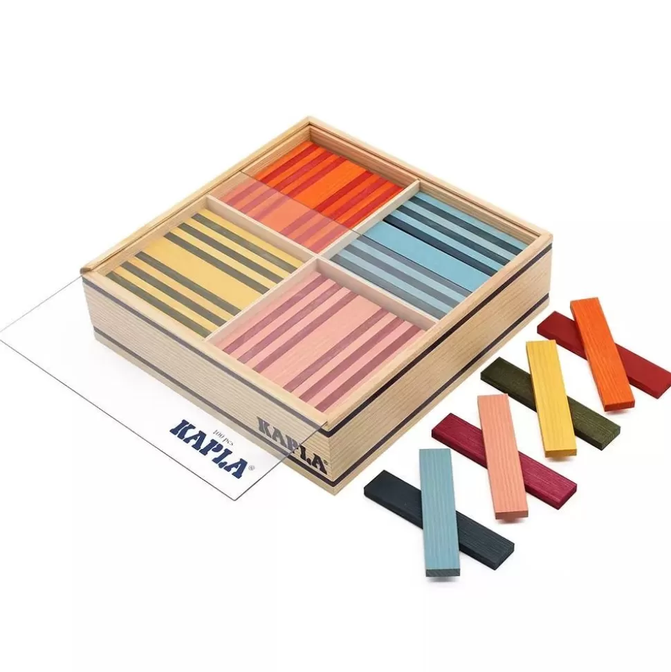 KAPLA Byggesæt< Klodser - Color, 100 Stk