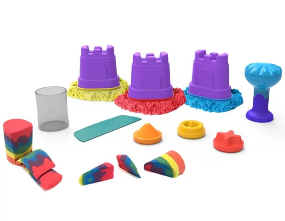 Kinetic Sand Sansemotorisk Legetøj<® - Regnbue Mix