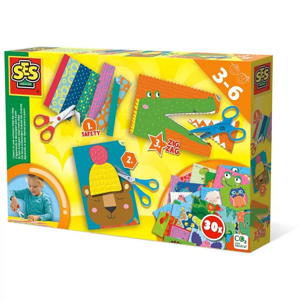 SES Creative Tegne- & Malegrej<Klippetraening M. 30 Klippeopgaver