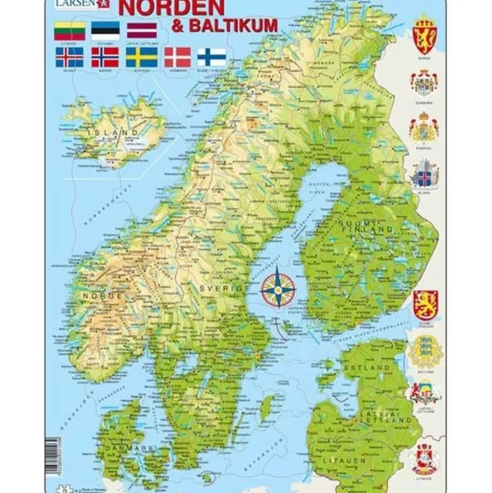 Larsen Puslespil< Puslespil - Norden, 75 Brikker