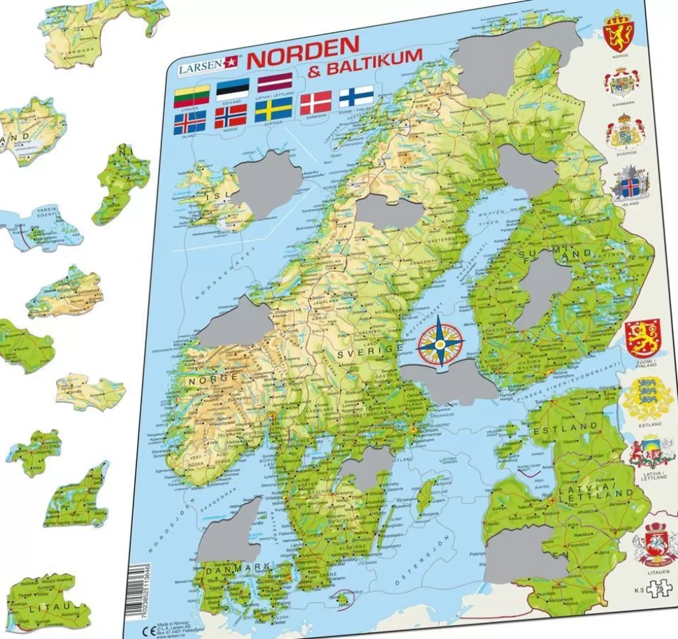 Larsen Puslespil< Puslespil - Norden, 75 Brikker