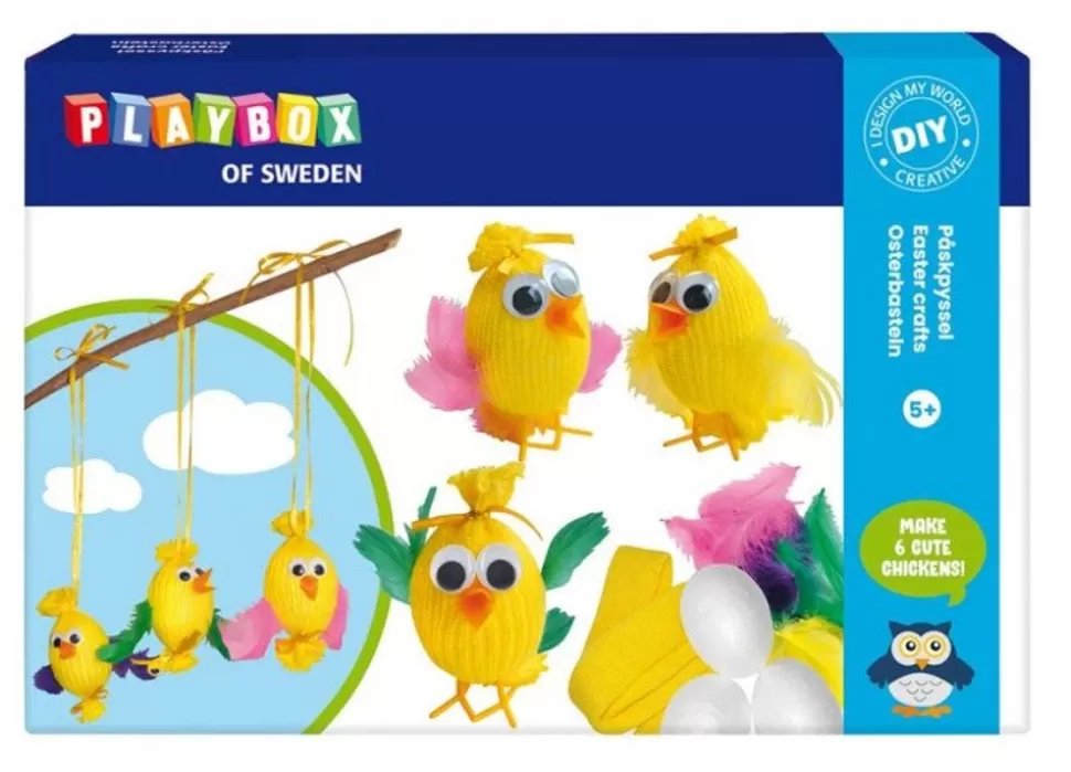 Playbox Tegne- & Malegrej<Lav Paskekyllinger, 6 Stk