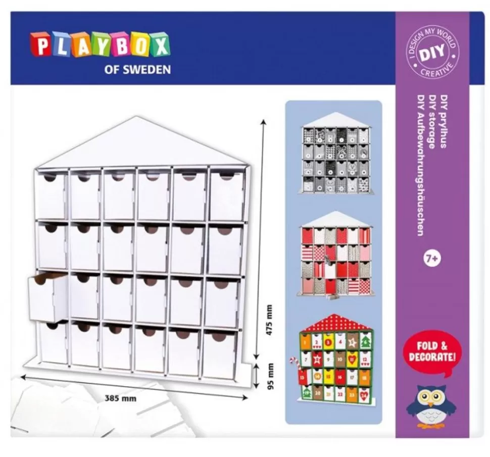 Playbox Tegne- & Malegrej<Lav Selv Skuffedarium M. 24 Skuffer