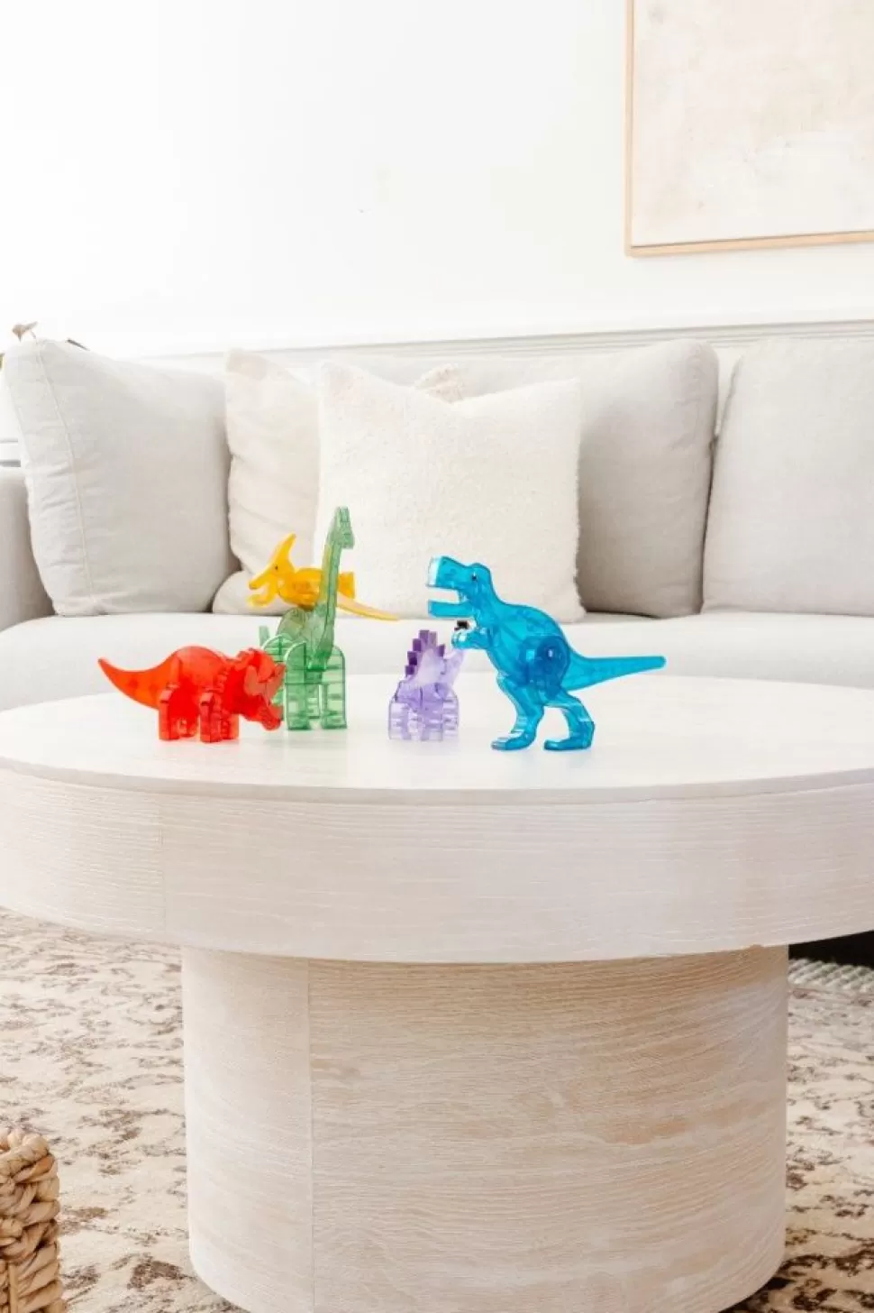 Magna-Tiles Magnetlegetøj & Magnetbyggesæt< | Dinosaurer, 5 Stk