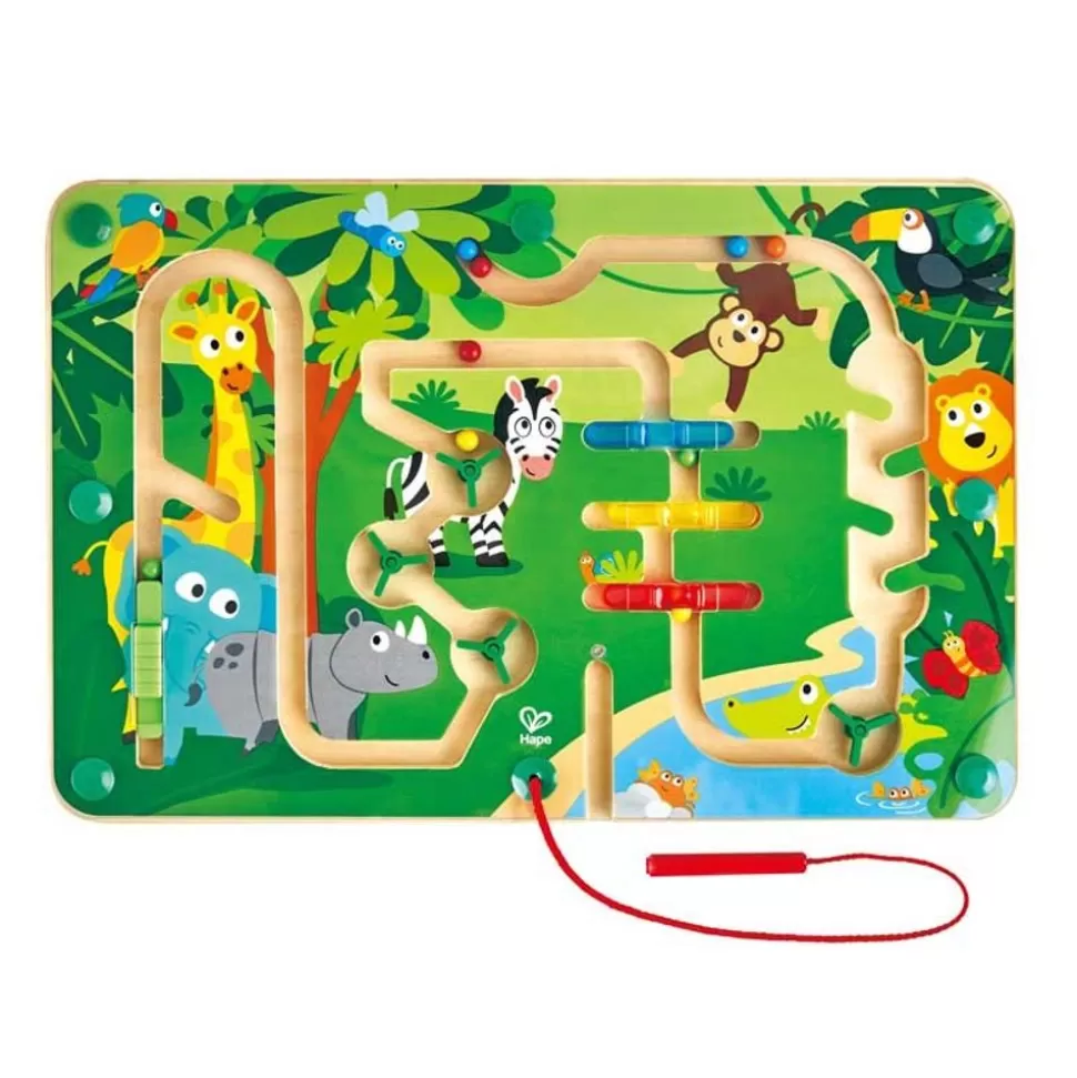 Hape Tumlinge Legetøj<Magnetisk Labyrint - Junglen