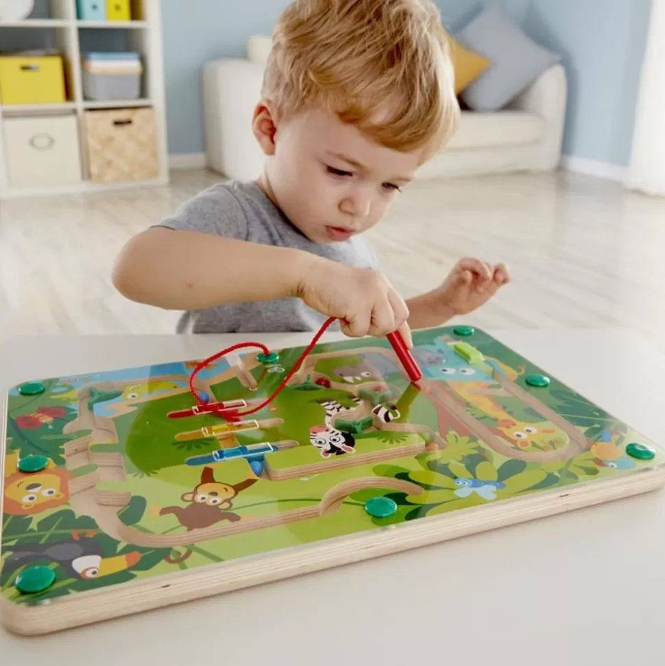 Hape Tumlinge Legetøj<Magnetisk Labyrint - Junglen