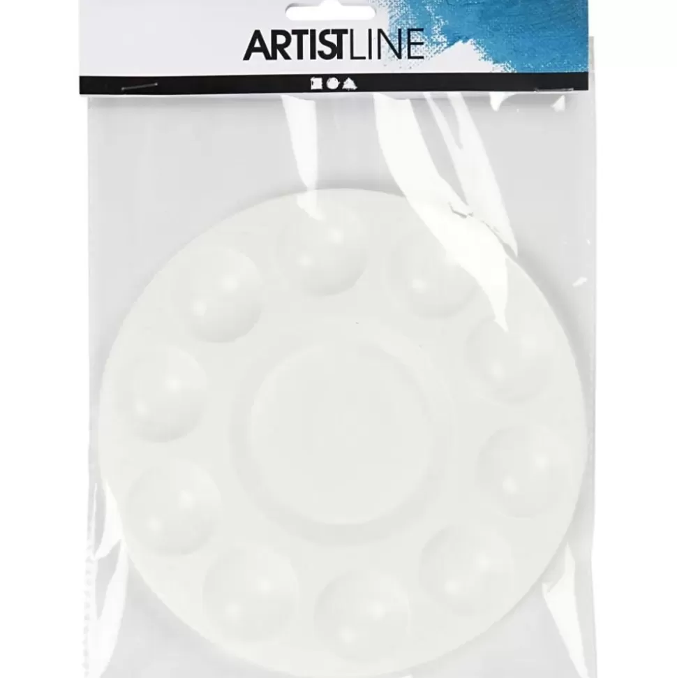 * Tegne- & Malegrej<Malerpalette I Plast - O 17 Cm