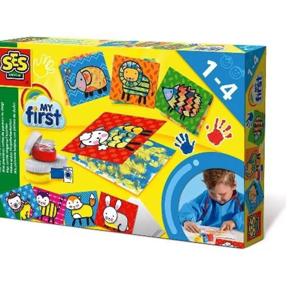 SES Creative Tegne- & Malegrej<My First - Kunst Med Fingermaling
