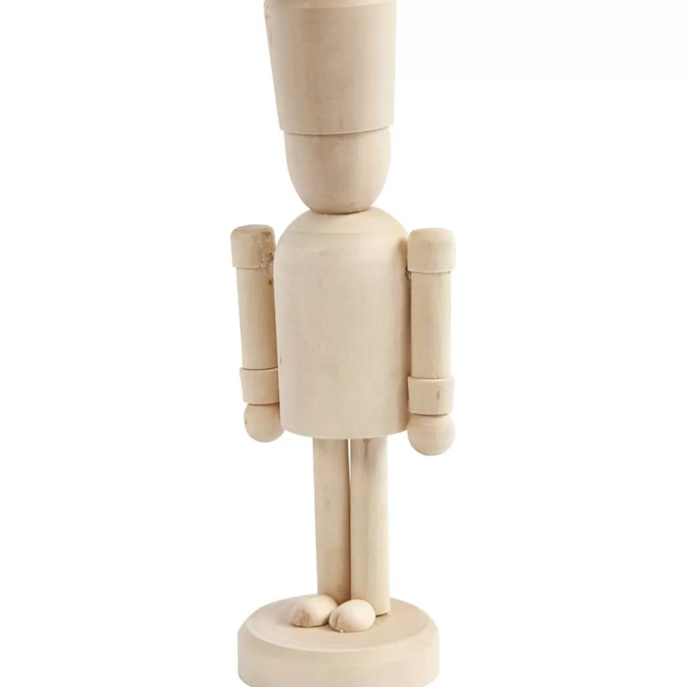 * Tegne- & Malegrej<Noddeknaekker I Trae - H: 13 Cm