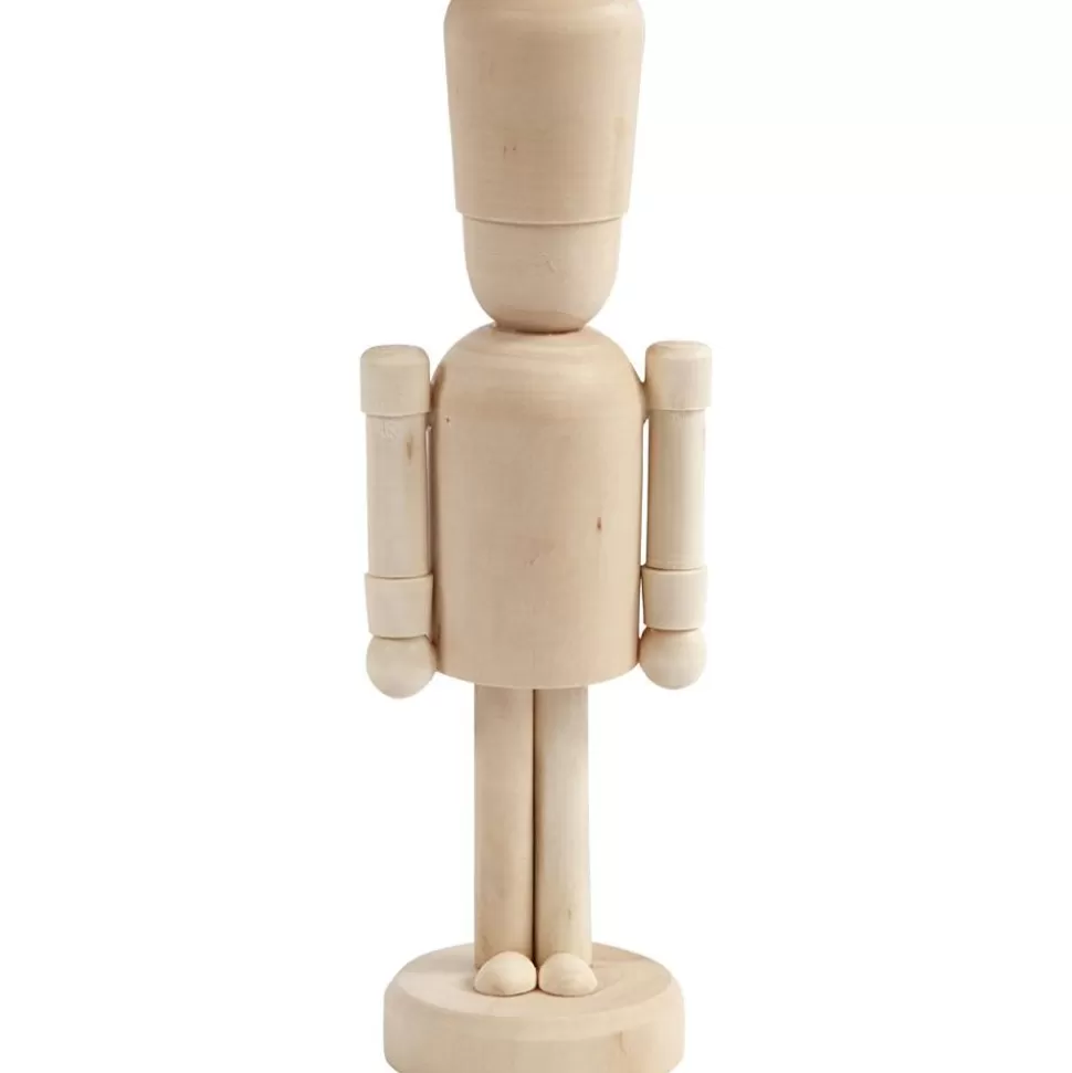 * Tegne- & Malegrej<Noddeknaekker I Trae - H: 18 Cm
