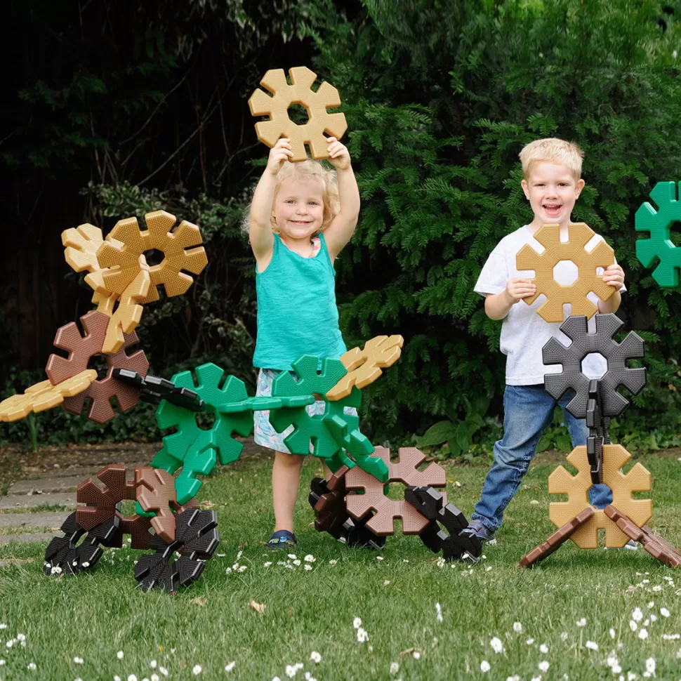 Octoplay Gigant - Natur, 40 Dele | Polydron Shop