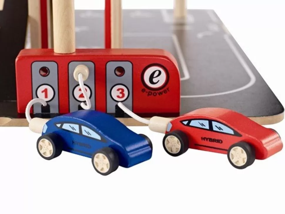 Hape Dukkehus & Legesæt<Parkeringsanlaeg M. Helikopterplads