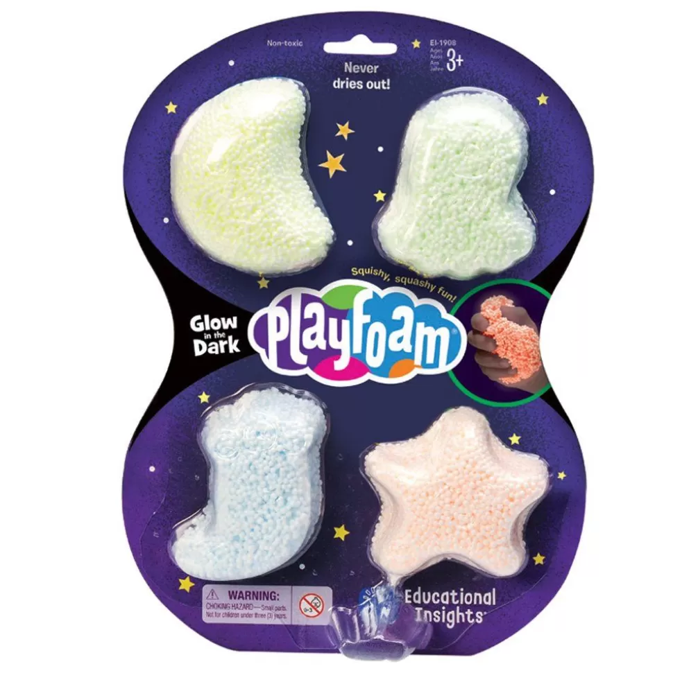 Learning Resources Sanselegetøj<Playfoam 4-Pak - Glow In The Dark