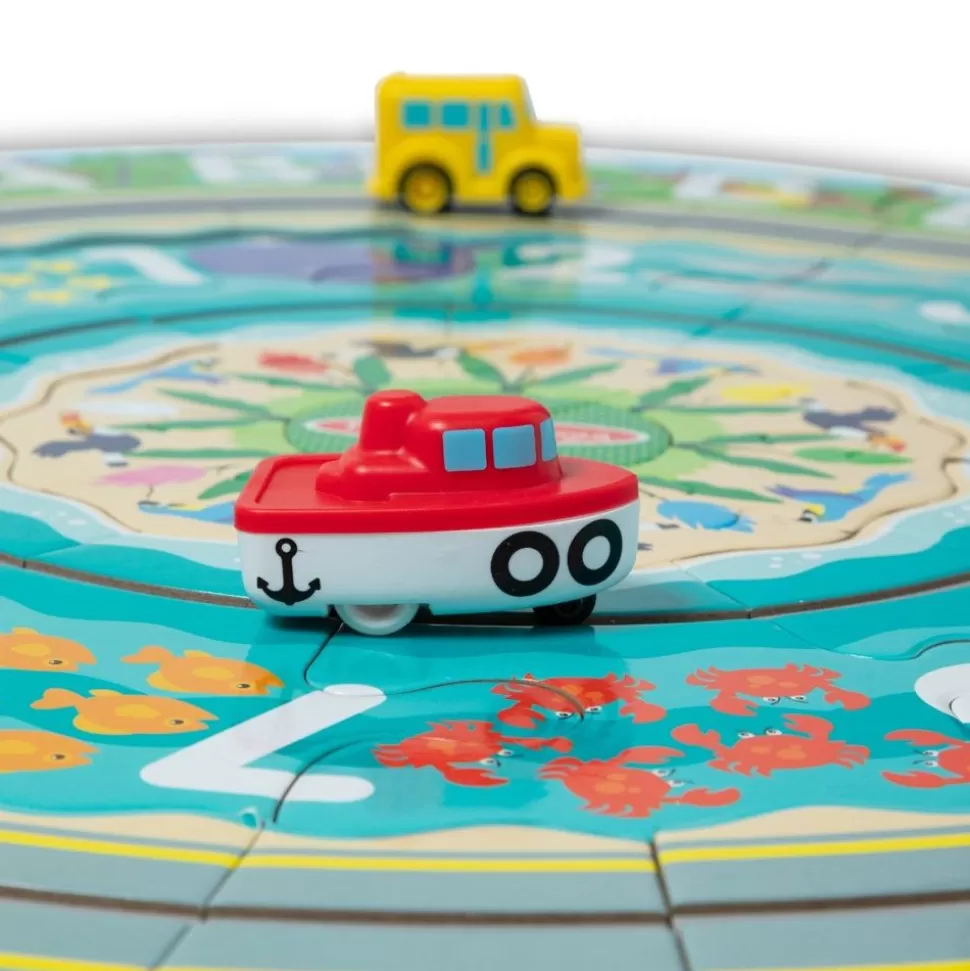 Melissa and Doug Puslespil<Puslespil M. 48 Brikker - Ud Og Se, Inkl. Fartojer