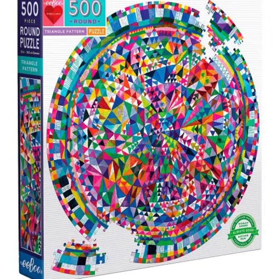eeBoo Puslespil<Puslespil M. 500 Brikker - Geometrisk Monster