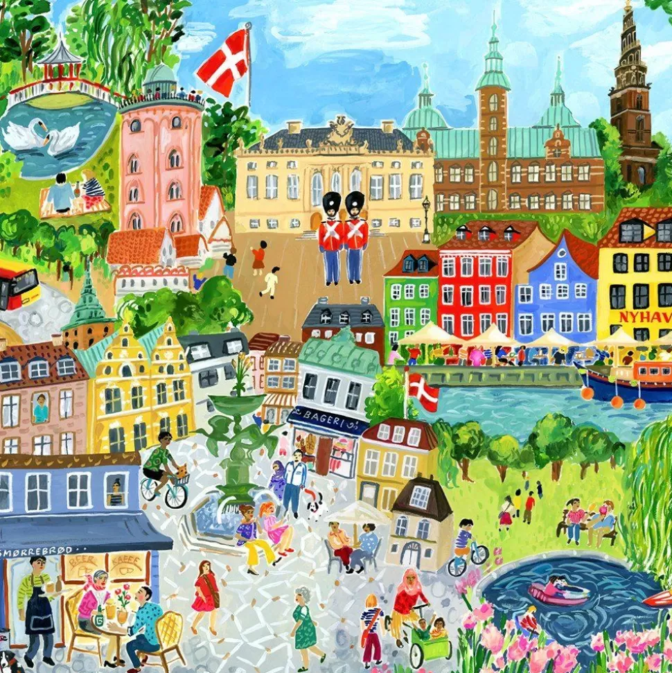 eeBoo Puslespil<Puslespil Med 1.000 Brikker – Kobenhavn