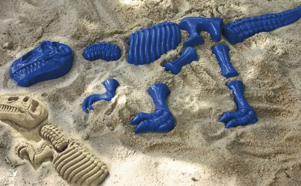 * Strand- & Sandlegetøj<Sandforme - Dinosaur-Skelet, 10 Dele