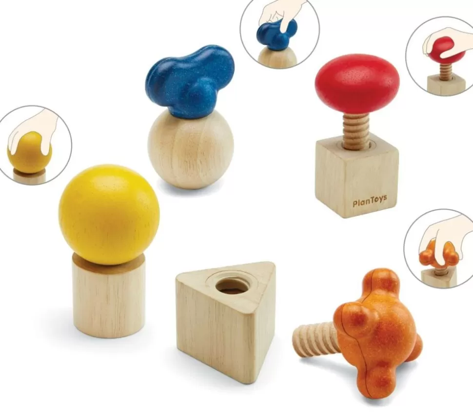 PlanToys Tumlinge Legetøj<Skrueleg - Motrikker Og Bolte