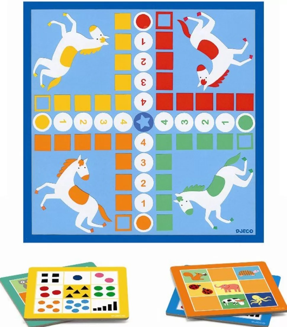 Djeco Spil<Spillemagasin (Fra 4-6 Ar) - Inkl. 12 Spil