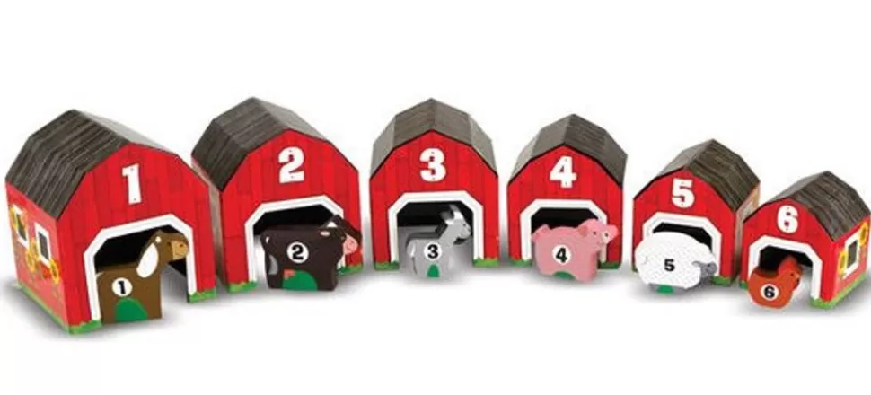 Melissa and Doug Sorterings- & Stablelegetøj<Stable- & Sorteringsklodser - Bondegard