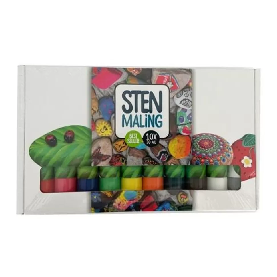 * Tegne- & Malegrej<Stenmaling 10 X 30 Ml