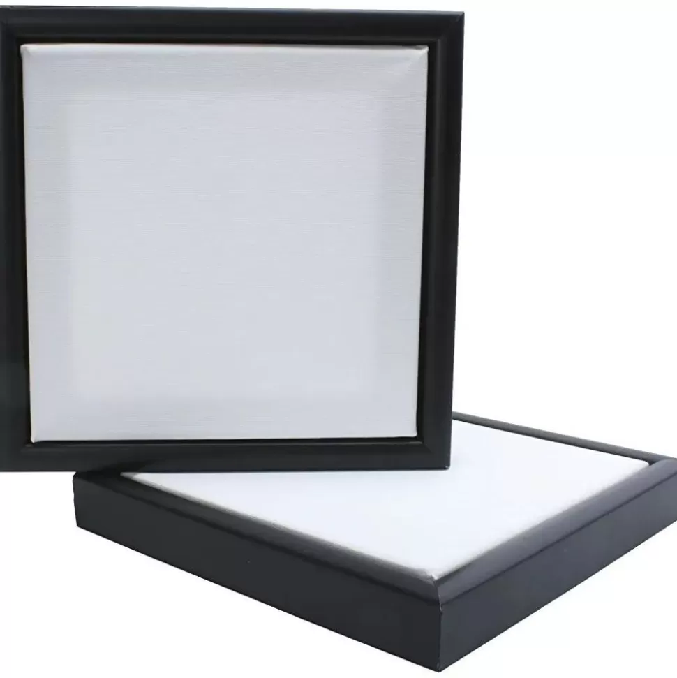 * Tegne- & Malegrej<Svaeveramme Med Lærred - 20 X 20 Cm, 1 Stk