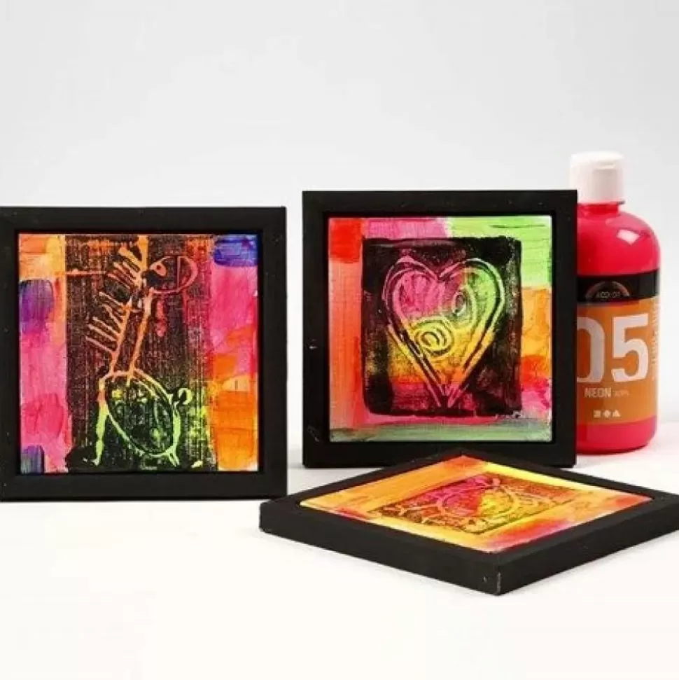 * Tegne- & Malegrej<Svaeveramme Med Lærred - 30 X 30 Cm, 1 Stk
