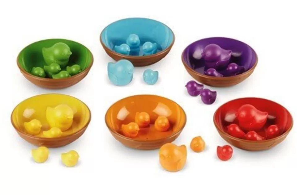 * Sorterings- & Stablelegetøj<Tael & Sorter - Fugle