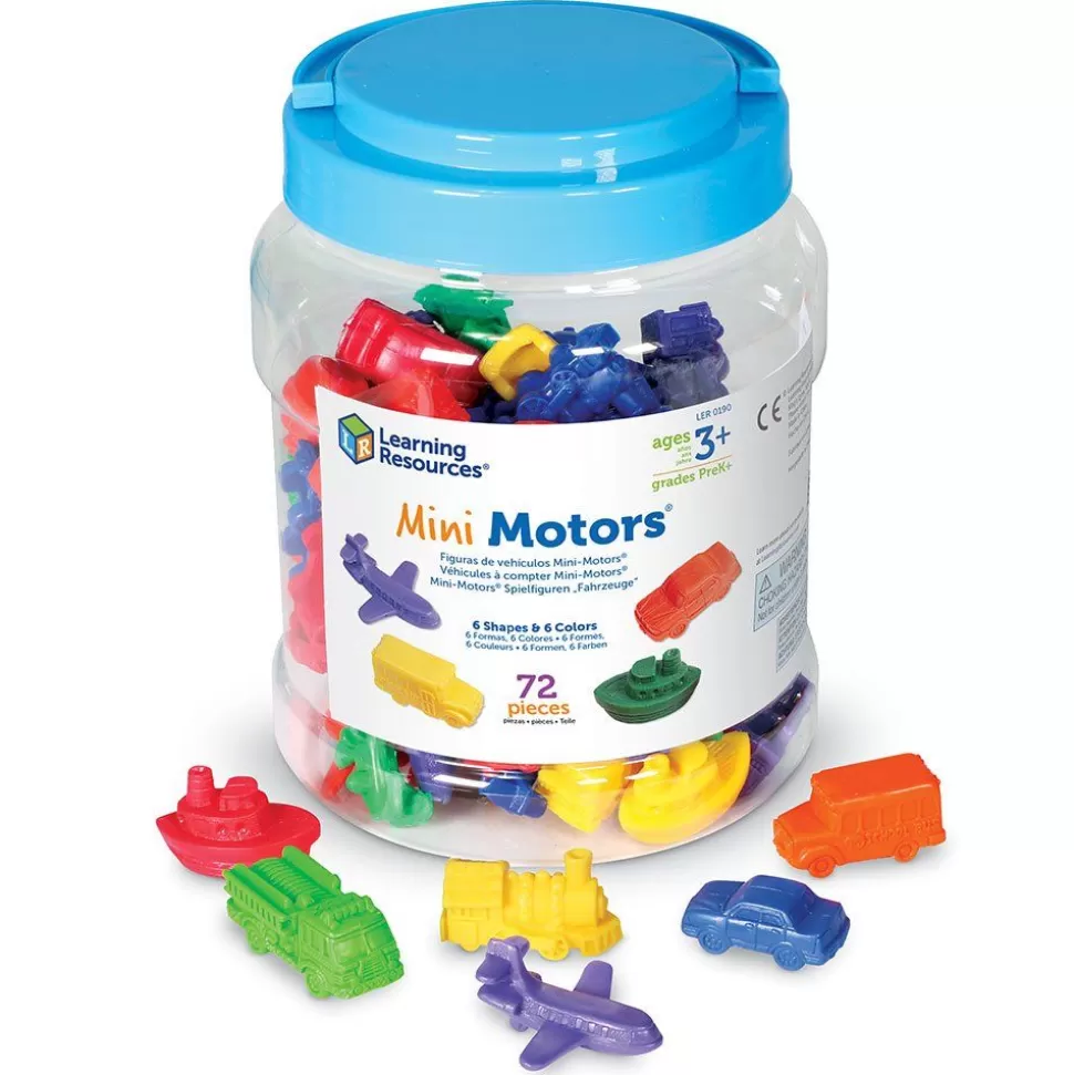 Learning Resources Sorterings- & Stablelegetøj<Tael & Sorter - Transport, 72 Dele