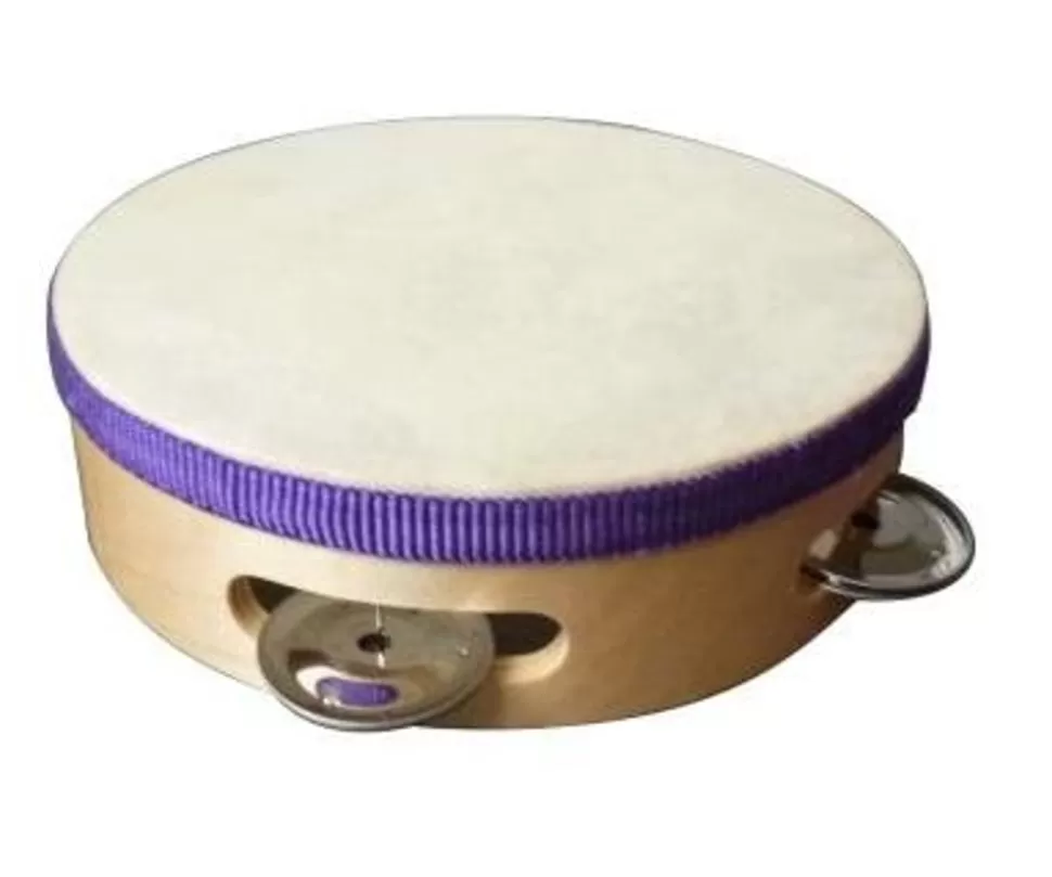 * Musikinstrumenter Til Børn<Tamburin M. Skind 15Cm