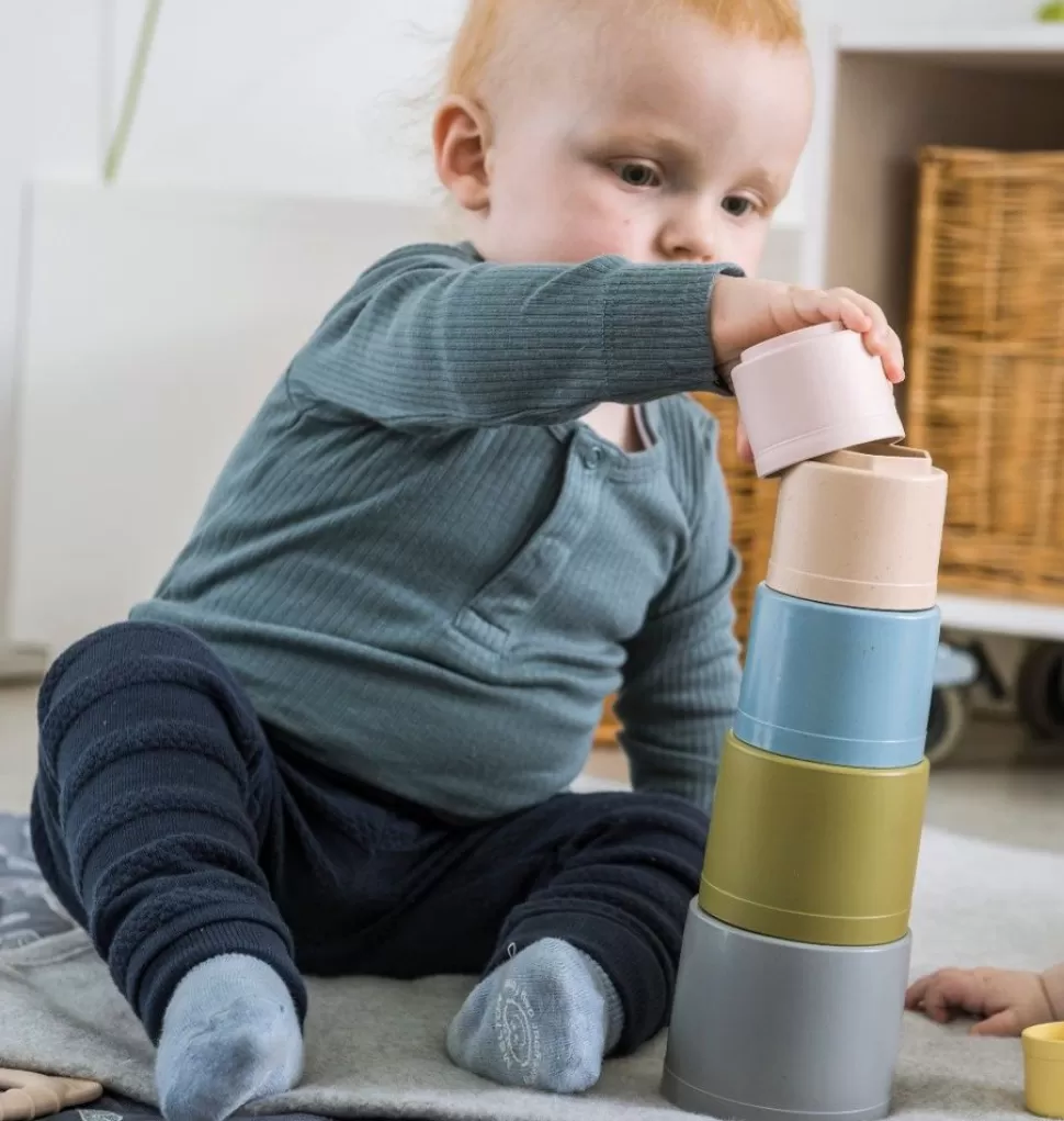 Dantoy Tumlinge Legetøj<Tiny Bio - Byggebaegre, 7 Dele