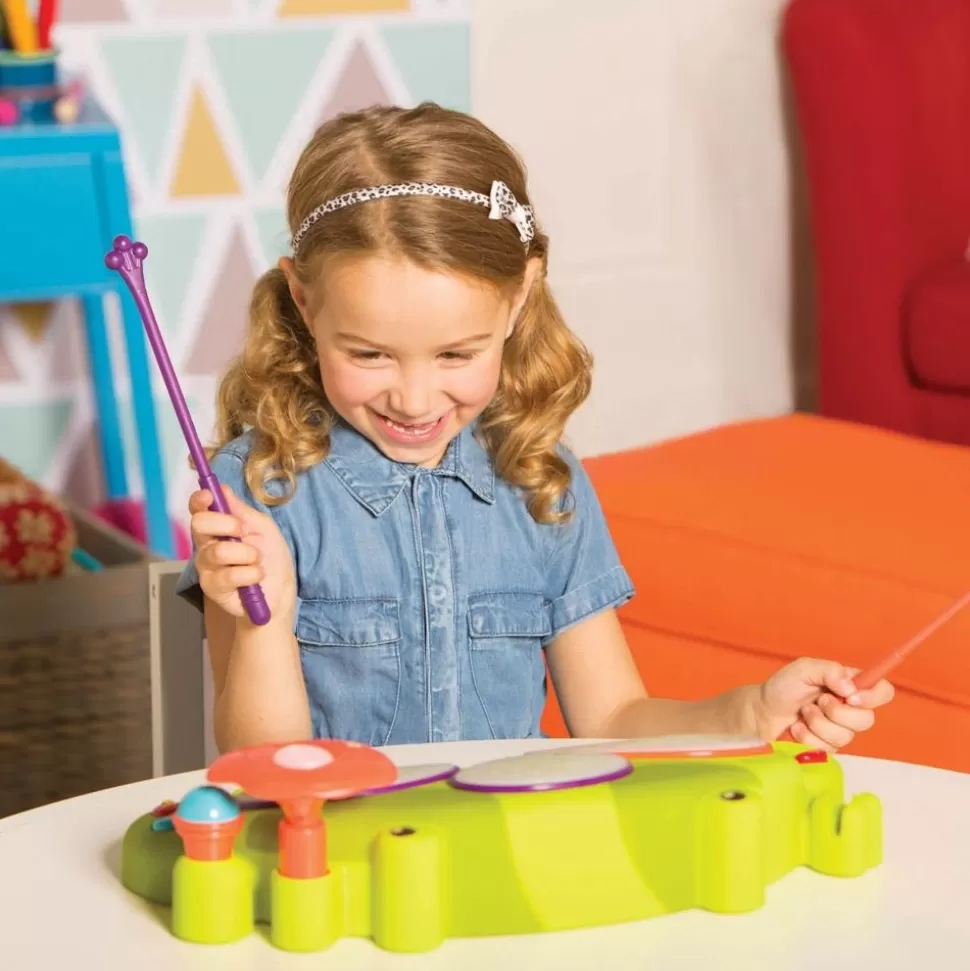 B. Toys Tumlinge Legetøj<Trommesaet Ribbit-Tat-Tat