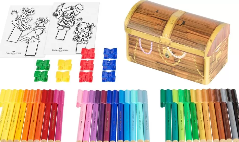 Faber-Castell Tegne- & Malegrej<Tusser - Connector I Skattekiste, 33 Stk