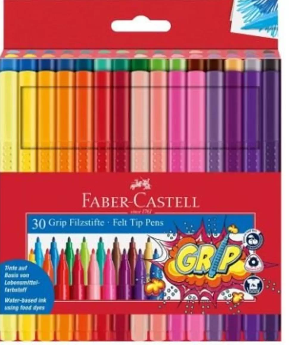 Faber-Castell Tegne- & Malegrej<Tusser Grip, 30 Stk